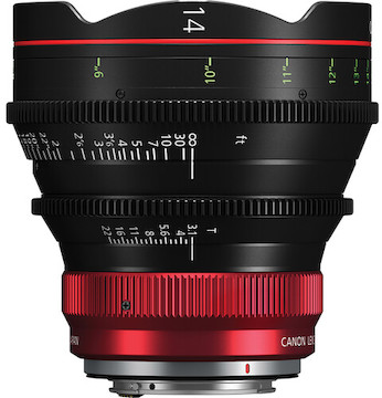Lensrentals.com - Rent a Canon CN-R 14mm T3.1 L F (RF)