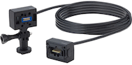 Zoom ECM-6 Extension Cable w/ Action Camera Mount 19.7-foot