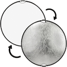 Impact 32-inch Silver/White Reflector w/ Handles