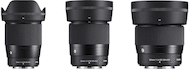 Sigma 16mm, 30mm, and 56mm f/1.4 DC DN Lens Kit (Fuji X)
