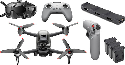 DJI FPV Drone Complete Bundle with Fly More Kit, Motion Controller