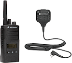 Motorola RMU2080d Two-Way Radio w/ Remote Speaker Microphone