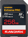 SanDisk SDXC 256GB Extreme PRO 250MB/s UHS-I V30 U3