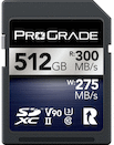 ProGrade Digital 512GB SDXC UHS-II 300MB/s V90 U3 Iridium