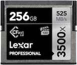 Lexar 256GB Professional 3500X 525MB/s CFast 2.0