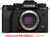 Fuji X-T5 (Black) IR Modified (720nm)