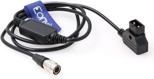 D-Tap to Hirose 4 Pin Power Cable for Zoom Recorders